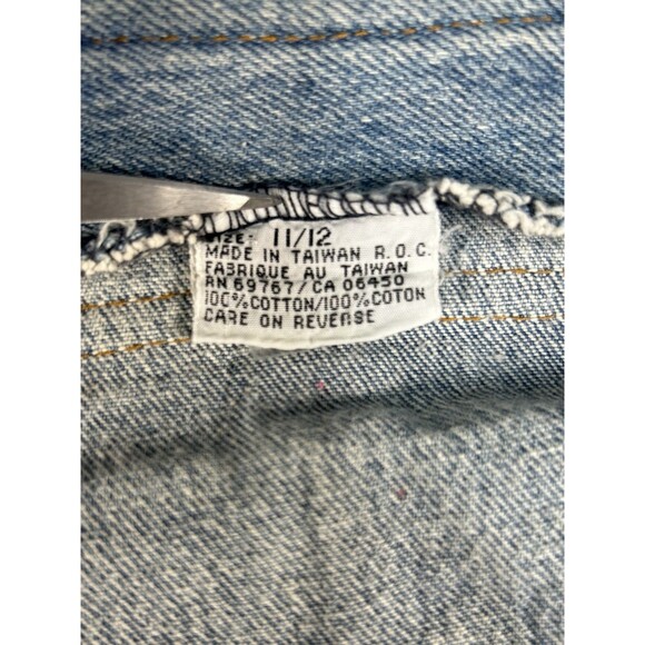 VTG Paris Express Denim Skirt 3 in 1 Diffusion Ruffled Mermaid Pencil 80s Zipper - Picture 12 of 13